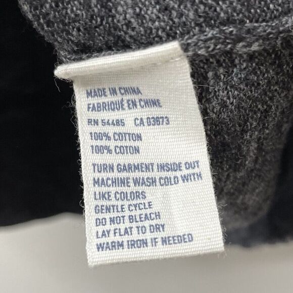 AMERICAN EAGLE Sweater Mens Medium Gray V-Neck Pullover NEW Cotton Athletic Fit - Picture 7 of 7